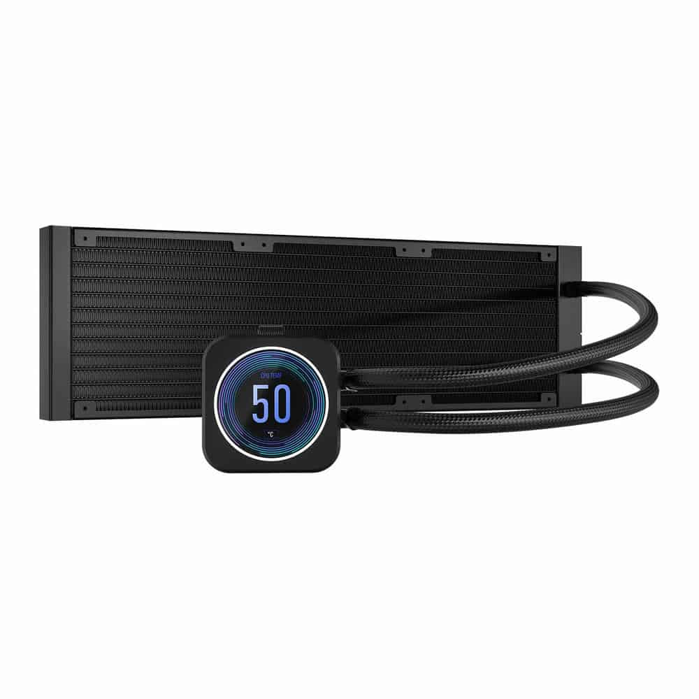 (image for) Corsair iCUE H150i ELITE LCD XT 360mm Intel/AMD CPU Liquid Cooler Black